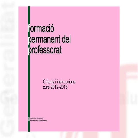 Presentació pfz 2012-2013