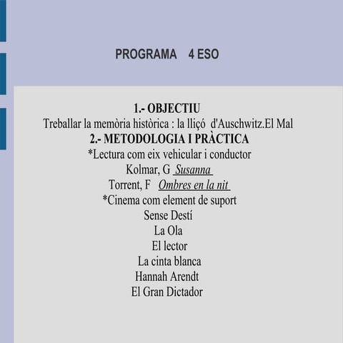 Presentació porrajmos