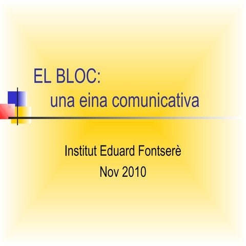 Presentació sessio 1