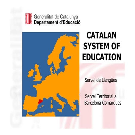 Presentació sistema educatiu bco sense llengua po