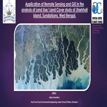 Application of GIS and Remote Sensing in the analysis of Landuse/Landcover ch...