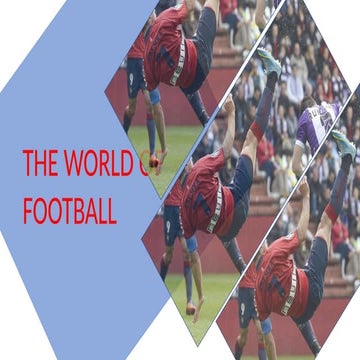 The world of football is main title in this ppt