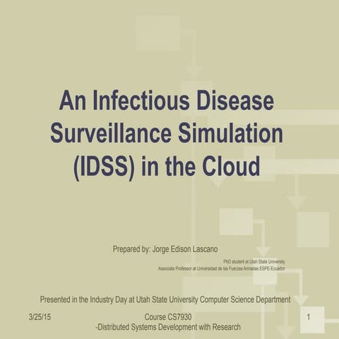 An Infectious Disease Surveillance Simulation (IDSS) in the Cloud