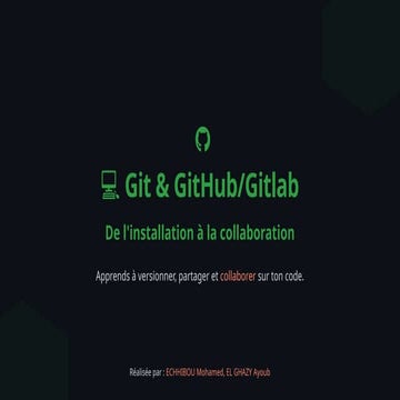 presentaion Git et github et gitlab.pptx