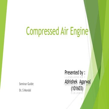 compressed air vehicle