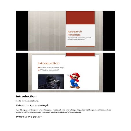 My Research Presentaion script