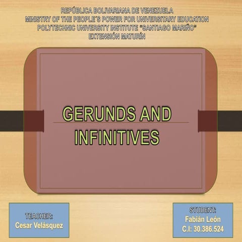 Devices using infinitives (Grade 9) | PPTX