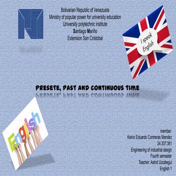Present and past continuous correccion