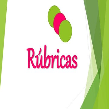 Rúbricas