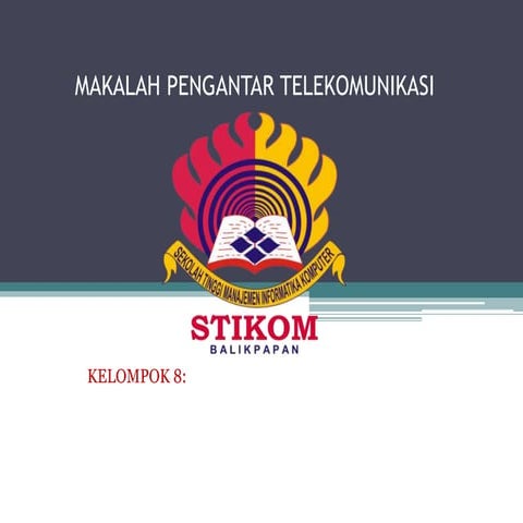 Presentase bentuk sinyal telekomunikasi