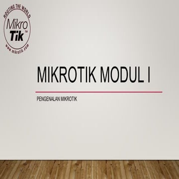 pengenalan mikrotik