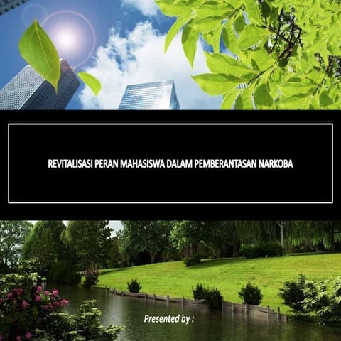 REVITALISASI PERAN MAHASISWA DALAM PEMBERANTASAN NARKOBA