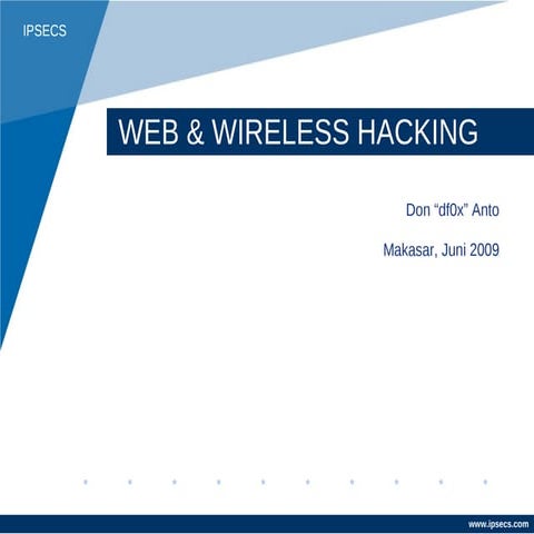 Web & Wireless Hacking