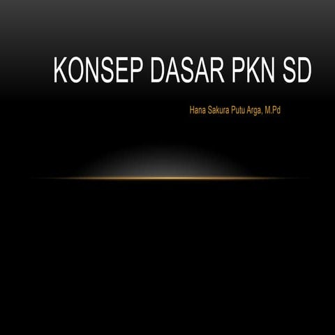 Konsep Dasar Pendidikan Kewarganegaraan untuk Guru SD dan Perguruan ...