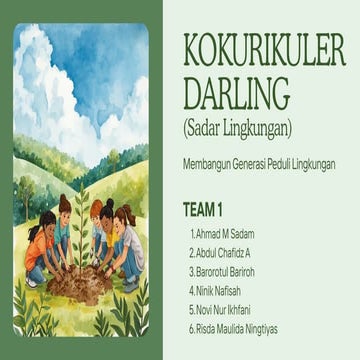 Presentasi - Program DARLING ADIWIYATA SMP