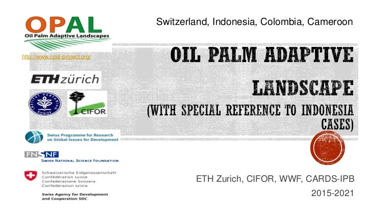 thumbnail of  Oil Palm Adaptive Landscape: With special reference to Indonesia cases