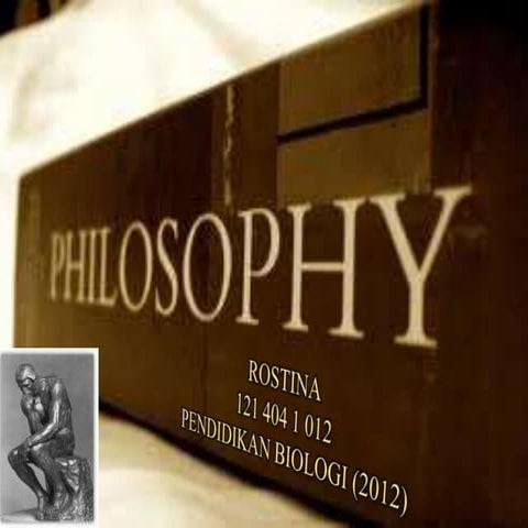 LATAR BELAKANG MUNCULNYA FILSAFAT PENDIDIKAN