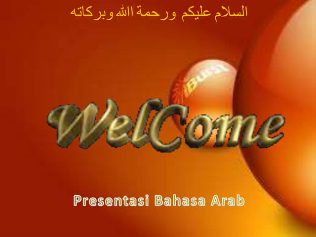 Presentasi bahasa arab