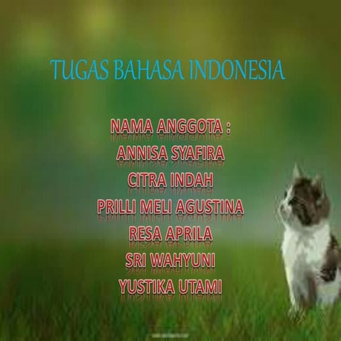 Presentasi bahasa indonesia