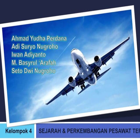 sejarah singkat perkembangan pesawat terbang