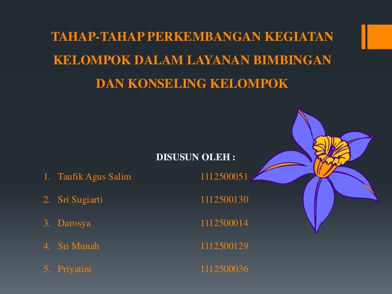 Tahap Tahap Perkembangan Kelompok