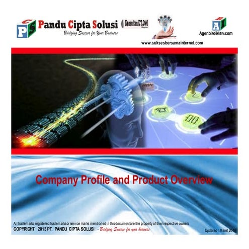 Presentasi Company Profile PT. Pandu Cipta Solusi - ICT Solution