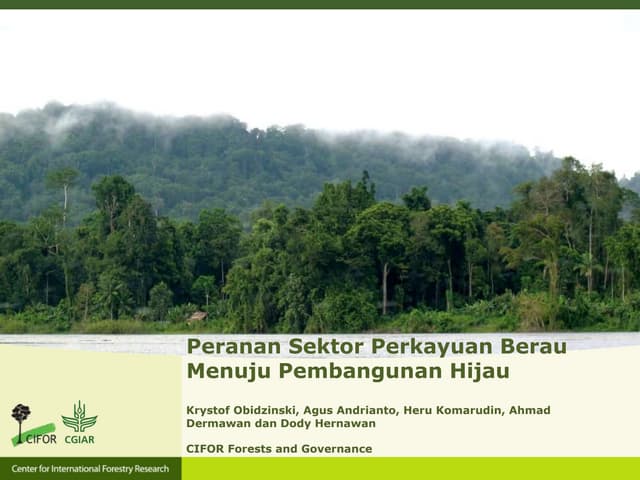 thumbnail of  Peranan Sektor Perkayuan Berau Menuju Pembangunan Hijau