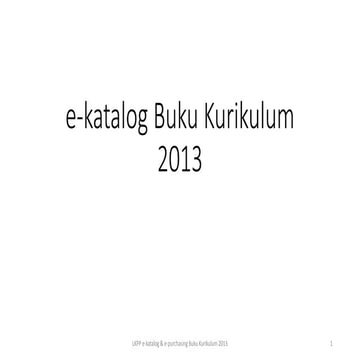 Presentasi e katalog buku
