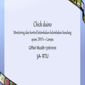 Chick Duino, Monitoring dan Kontrol Kelembaban Kandang Ayam, DHT 11 + Lampu +...