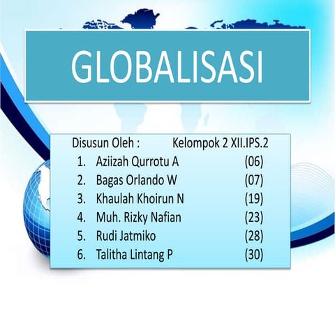 Presentasi globalisasi
