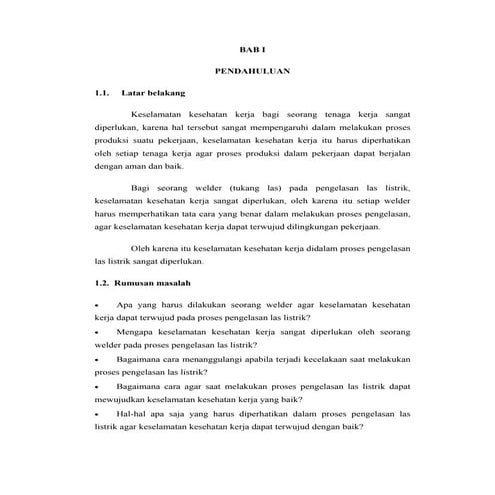 Presentasi k3 pengelasan