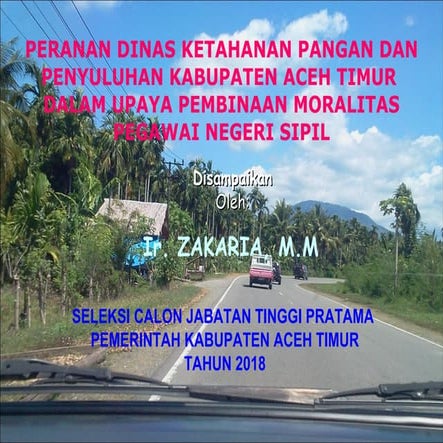 Presentasi kandidat jpt dinas ketahanan pangan dan penyuluhan