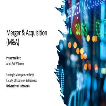 Merger & Acquisition