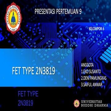 PRESENTASI KELOMPOK 6 - FET Tipe 2N3819.pptx