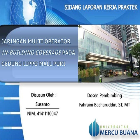 Presentasi kerja praktek teknik elektro