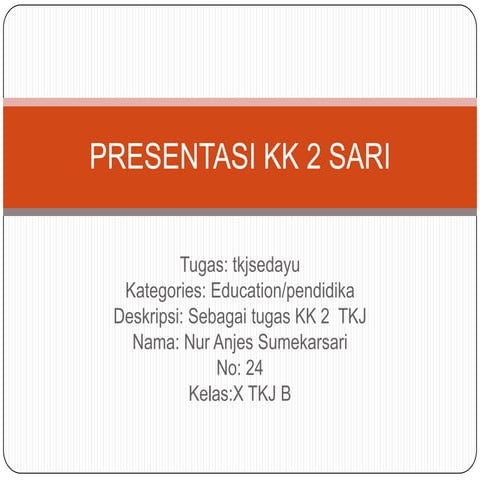 Presentasi kk 2