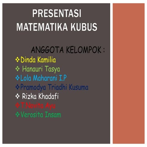 Presentasi kubus