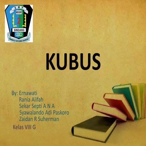 Presentasi kubus kelompok Rania