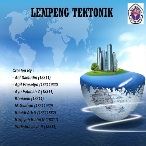 Presentasi lempeng tektonik