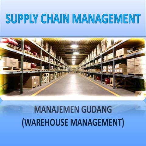 Presentasi manajemen gudang