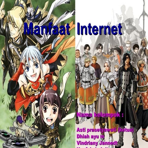 Presentasi manfaat internet dlm  dunia pendidikan