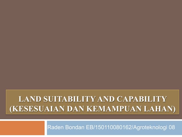 Presentasi no 5 7_capability dan suitability