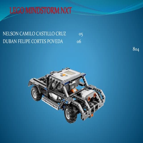 Presentasion #1 hardware. lego minstorm nxt