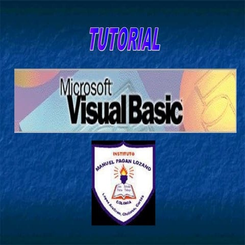 Tutorial de Visual Basic 6.0 | PPT