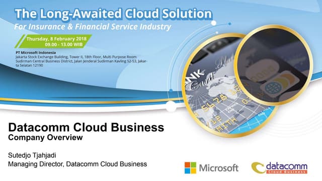 The Long Awaited Cloud Solution - Company Overview