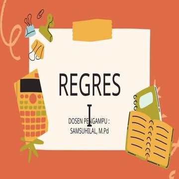 Presentasi Pendidikan Notasi Ilmiah dalam Gaya Nostalgia Digambar Tangan Mera...