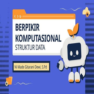 Berpikir Komputasional Struktur Data Kelas IX