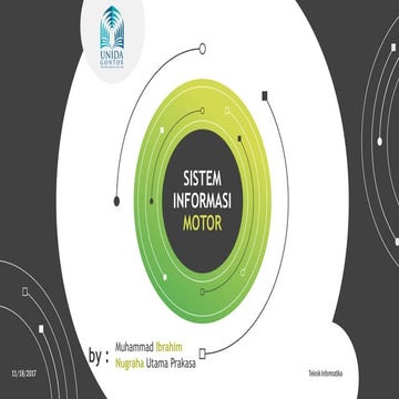 Presentasi Perangcangan Sistem Informasi Pelegalan Motor