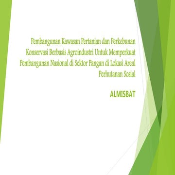 Perhutanan Sosial Almisbat  | Pojok Desa #05