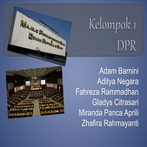 Dewab Perwakilan Rakyat (DPR)